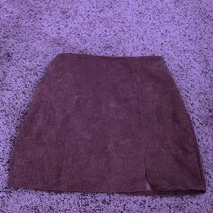 Shein brown mini skirt size 4